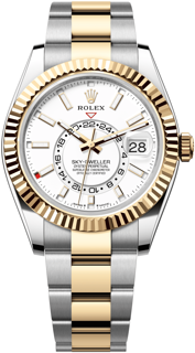 Rolex Sky-Dweller 336933-0005 42mm Yellow gold and Stainless steel White