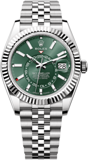 Rolex Sky-Dweller 336934-0002 42mm White gold and Stainless steel Green