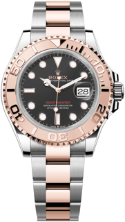 Rolex Yacht-Master 126621-0002 Rose gold and Stainless steel Black