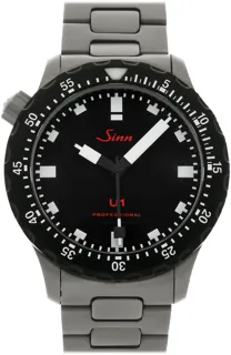 Sinn U1 Professional Stainless steel Black