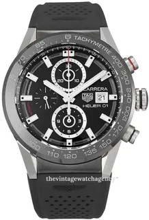 TAG Heuer Carrera CAR201Z.FT6046 43mm Ceramic and Stainless steel Black