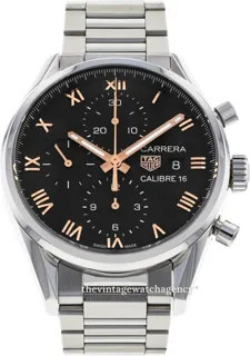 TAG Heuer Carrera CBK2113.BA0715 41mm Stainless steel Black