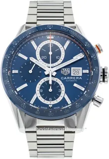 TAG Heuer Carrera CBM2112.BA0651 41mm Ceramic and Stainless steel Blue