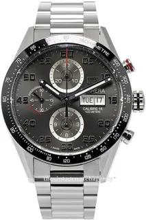 TAG Heuer Carrera CV2A1U.BA0738 43mm Ceramic and Stainless steel Gray