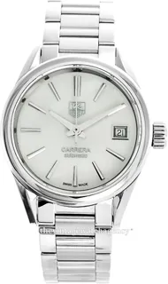 TAG Heuer Carrera Lady WAR2411.BA0776 28mm Stainless steel White