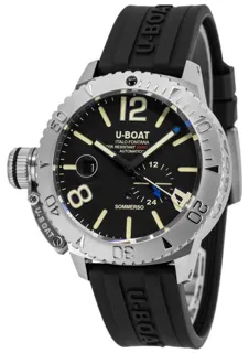 U-Boat 9700/A 46mm Stainless steel Black