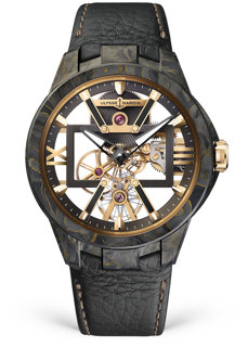 Ulysse Nardin Executive 3715-260/CARB 43mm Carbon fiber Golden