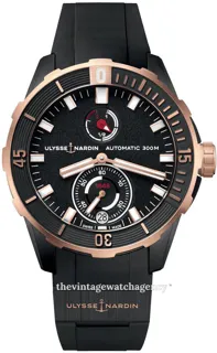 Ulysse Nardin Diver 1185-170-3/BLACK Rose gold and Titanium Black