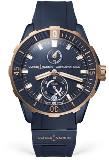 Ulysse Nardin Diver 1185-170-3/BLUE Rose gold and Titanium Blue