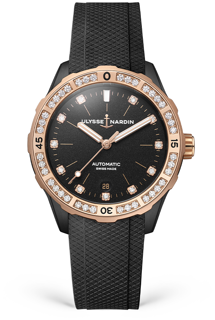 Ulysse Nardin Diver 8165-182B-3/BLACK | Titanium and PVD