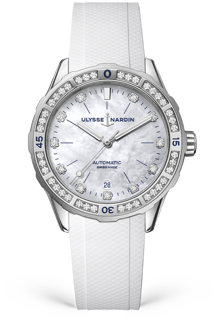 Ulysse Nardin Lady Diver 8163-182B-3/10 Stainless steel White