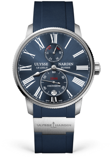 Ulysse Nardin Marine 1183-310-3/43 Stainless steel Blue