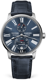 Ulysse Nardin Marine 1183-310/43 Stainless steel Blue