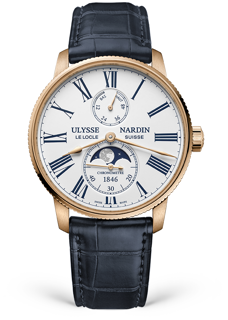 Ulysse Nardin Marine Torpilleur 1192-310-0A/1A Rose gold White