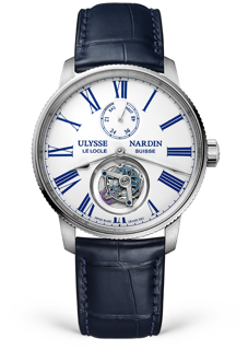 Ulysse Nardin Marine 1283-310-0AE/1A Stainless steel White