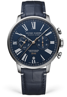 Ulysse Nardin Marine 1533-320LE-3A-175/1B Stainless steel Blue