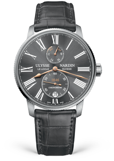 Ulysse Nardin Marine Torpilleur 1183-310/42-BQ 42mm Stainless steel Gray