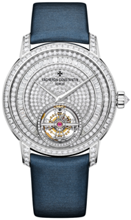 Vacheron Constantin Traditionnelle 6025T/000G-B635 White gold Diamond Paved