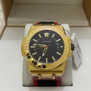 Versace ////88// 44mm Stainless steel Yellow