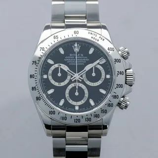 Rolex Daytona 116520 40mm Stainless steel Black