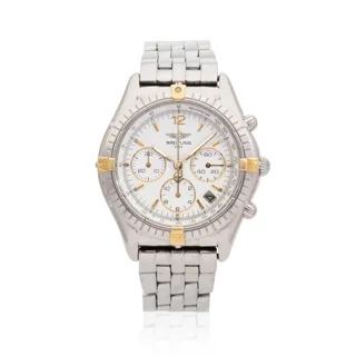 Breitling Windrider B30012 Yellow gold and Stainless steel White