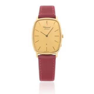 Chopard 2163 27mm 18k yellow gold Champagne