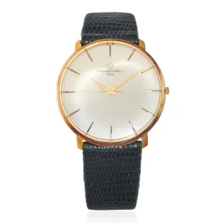 Eterna 3000 702 34mm 18k yellow gold Silver