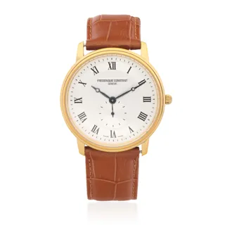 Frédérique Constant Slimline FC235X4S25/6 36mm Gold-plated Silver