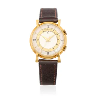 Jaeger-LeCoultre Memovox 18k yellow gold Silver