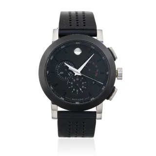 Movado Museum Sport 07.1.14.1162 41mm Stainless steel and PVD Black