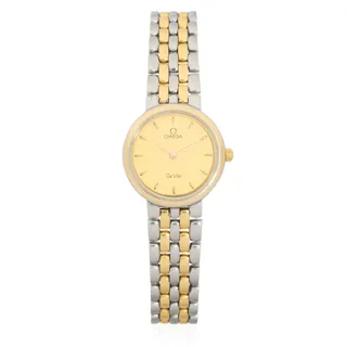 Omega De Ville 795.1111 23mm Yellow gold and Stainless steel Champagne