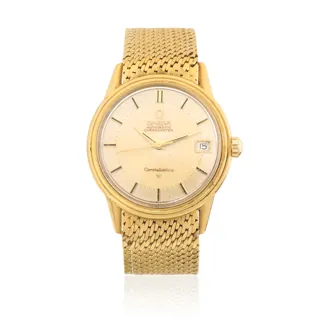 Omega Constellation 18301 34mm 18k yellow gold Silver