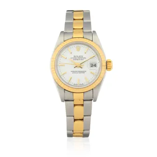 Rolex Datejust 79173 26mm Yellow gold and Stainless steel White