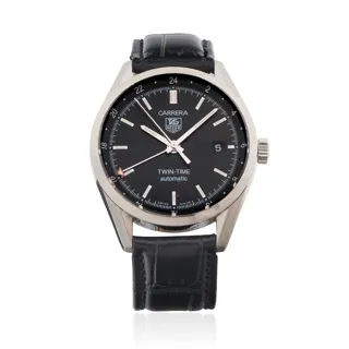 TAG Heuer Carrera WV2115-0 38mm Stainless steel Black