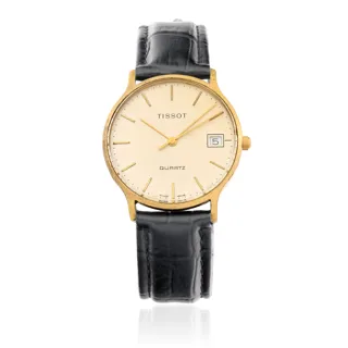 Tissot 33mm 9K Yellow Gold Champagne