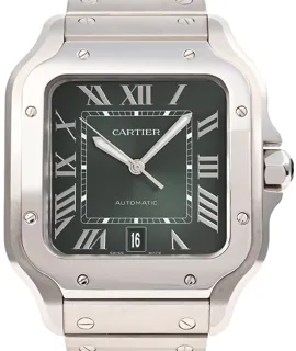 Cartier Santos de Cartier WSSA0062 40mm Stainless steel Green