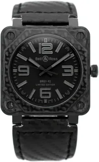 Bell & Ross BR03 Carbon limited edition BR 03-92 45mm Carbon fiber Black