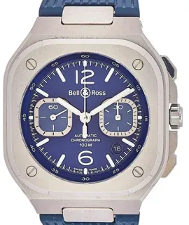 Bell & Ross BR 05 BR05C-BLU-ST/SRB 42mm Stainless steel Blue