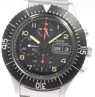 Sinn 865183 43mm Stainless steel Black