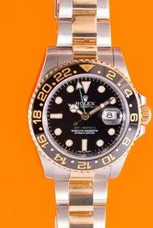 Rolex GMT-Master II 116713 Yellow gold and Stainless steel Black