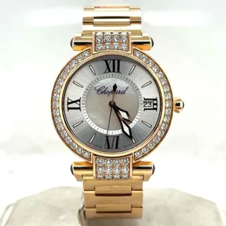 Chopard Imperiale 384221-5004 36mm Rose gold Silver