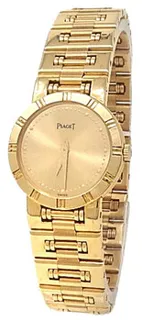 Piaget Dancer 15227 K 81 23mm 18kt Yellow Gold Black