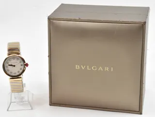 Bulgari Lucea 102954 25mm White gold and 18ct yellow gold White