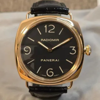 Panerai Radiomir PAM 00231 45mm Rose gold Black