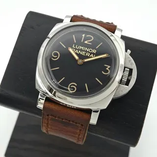 Panerai Luminor 1950 PAM 00372 47mm Stainless steel Black