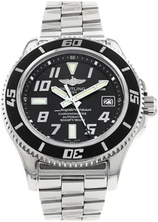 Breitling Superocean II A17364 42mm Stainless steel Black and Silver