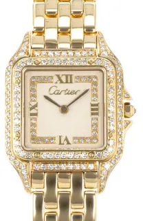 Cartier Panthère WF4001B9 27mm Diamond Set 18kt Yellow Gold Silver