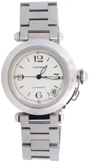 Cartier Pasha W31015M7 35mm Stainless steel White