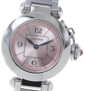 Cartier Pasha W3140008 27mm Stainless steel Pink