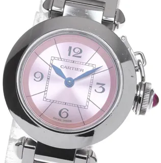 Cartier Pasha W3140008 27mm Stainless steel Pink